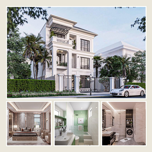 Biệt thự Quận 7 - Tân Cổ Điển